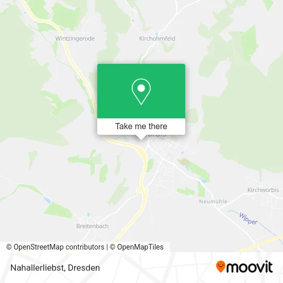 Карта Nahallerliebst