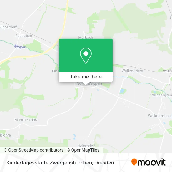 Карта Kindertagesstätte Zwergenstübchen