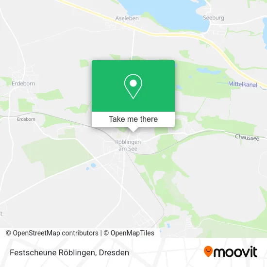 Карта Festscheune Röblingen