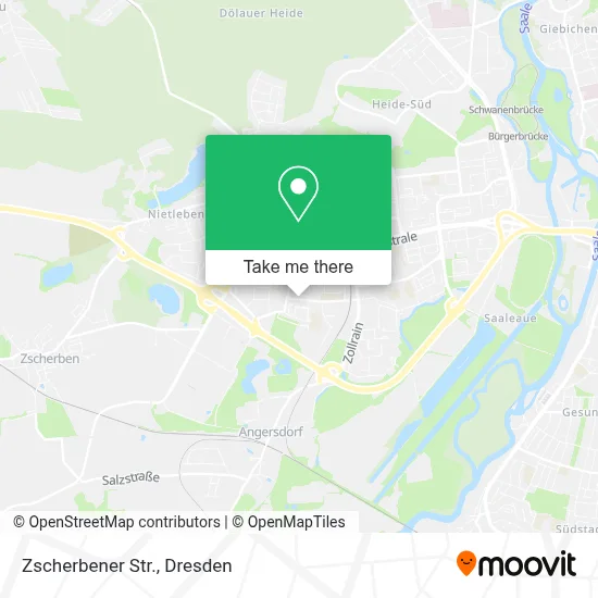 Zscherbener Str. map