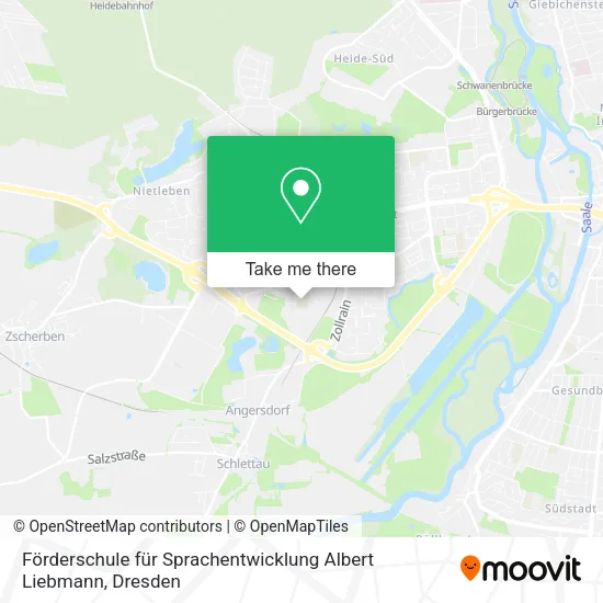 Карта Förderschule für Sprachentwicklung Albert Liebmann