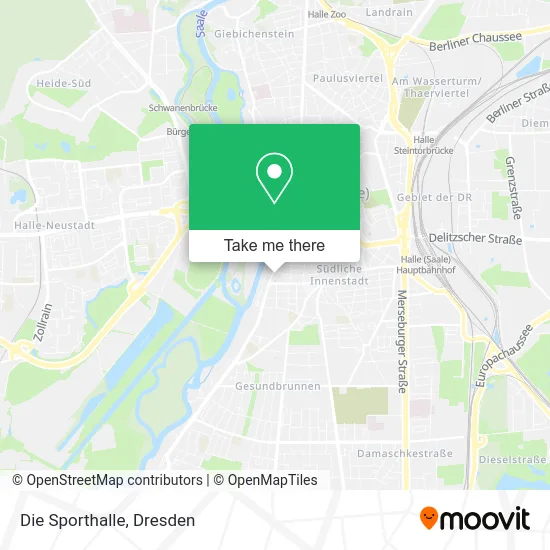 Карта Die Sporthalle