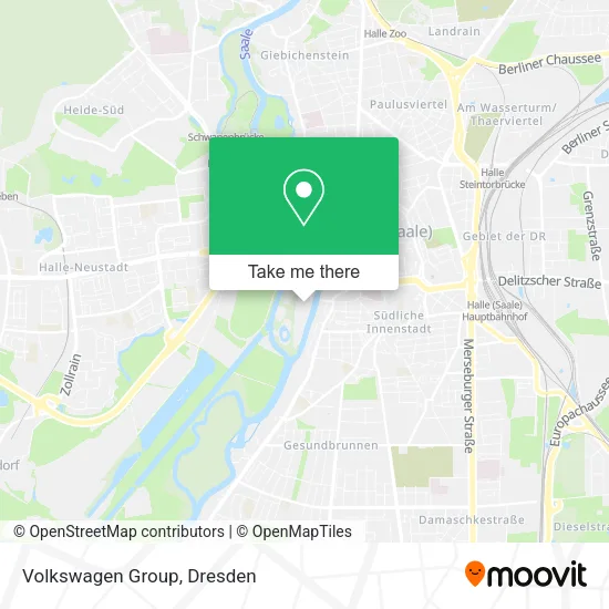 Карта Volkswagen Group