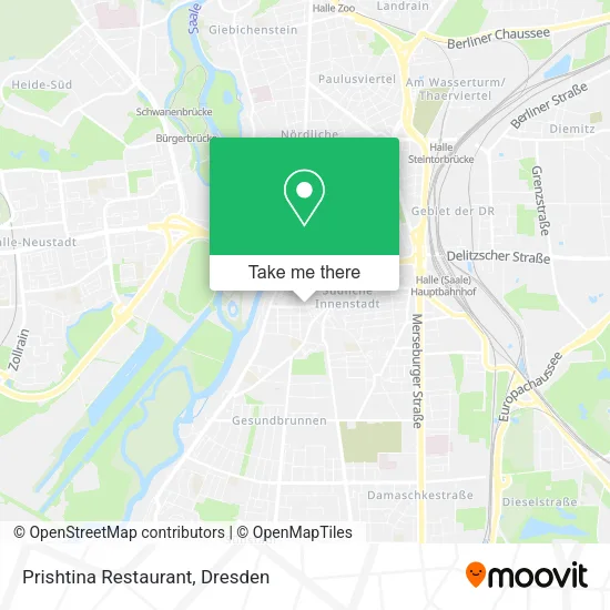 Карта Prishtina Restaurant