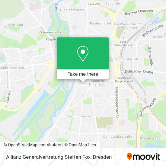 Карта Allianz Generalvertretung Steffen Fox
