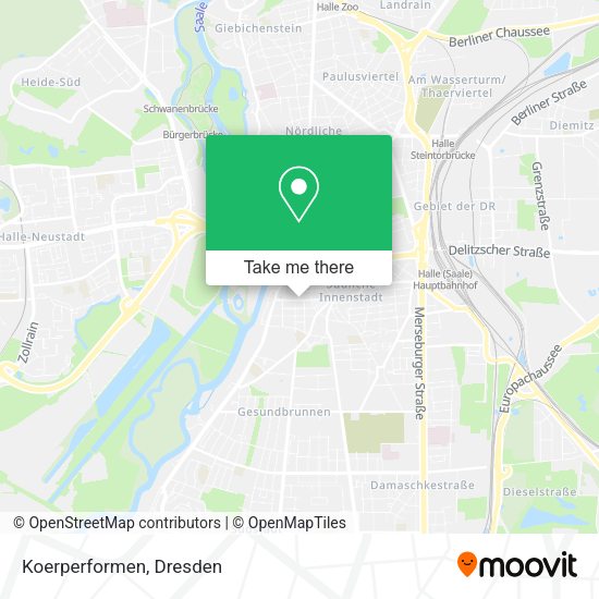 Карта Koerperformen