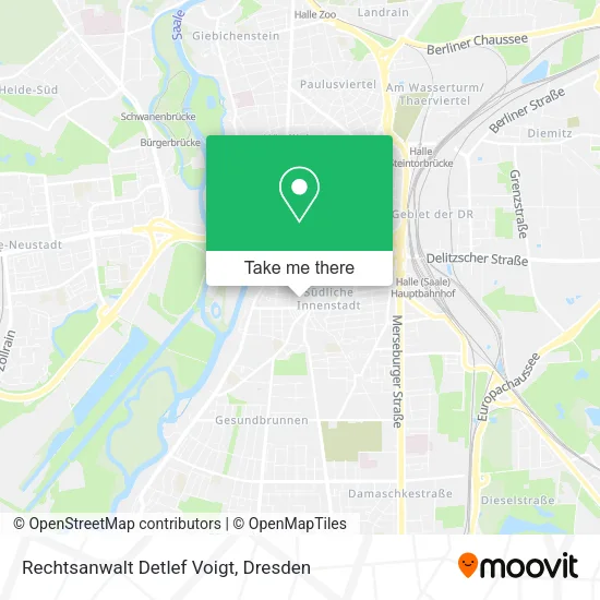 Карта Rechtsanwalt Detlef Voigt