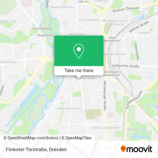 Карта Flinkster-Torstraße