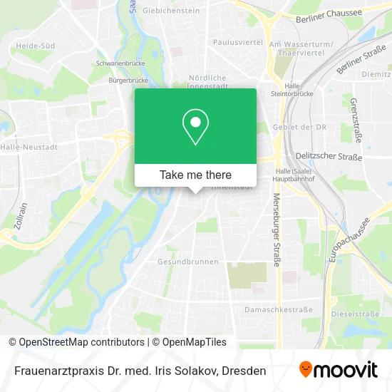 Карта Frauenarztpraxis Dr. med. Iris Solakov