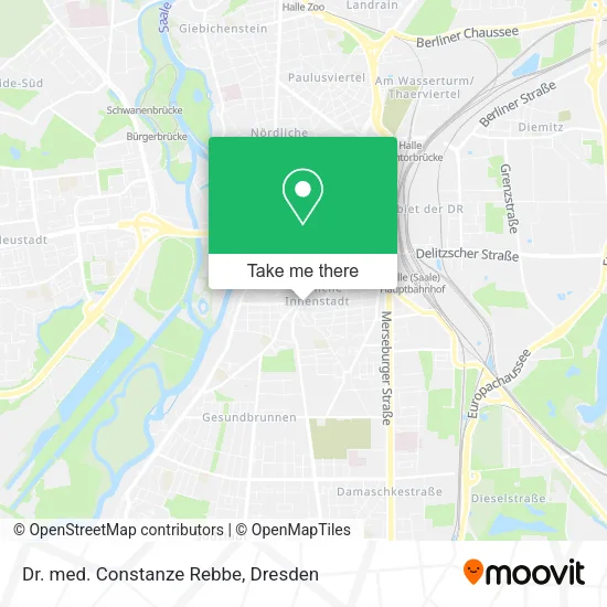 Карта Dr. med. Constanze Rebbe