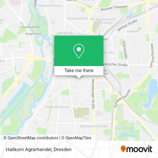 Карта Hallkorn Agrarhandel