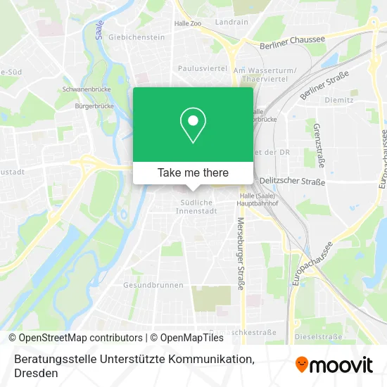 Карта Beratungsstelle Unterstützte Kommunikation