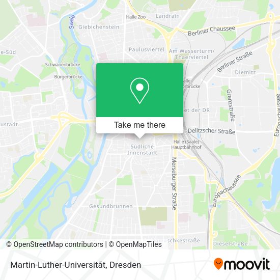 Карта Martin-Luther-Universitãt