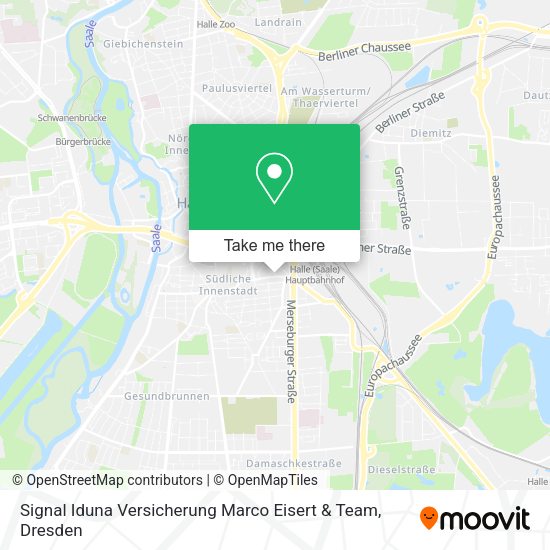 Карта Signal Iduna Versicherung Marco Eisert & Team