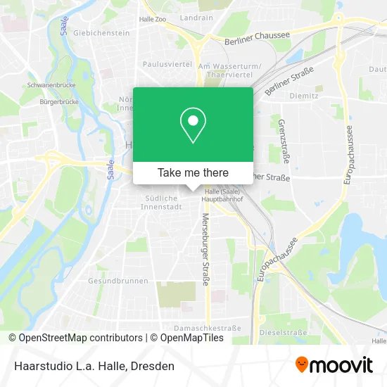 Карта Haarstudio L.a. Halle