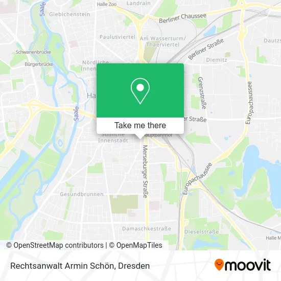 Карта Rechtsanwalt Armin Schön