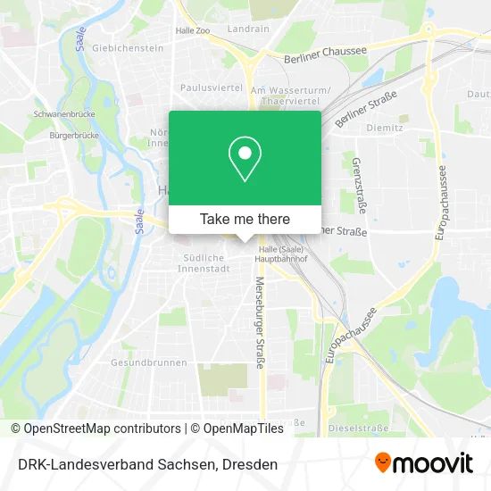 Карта DRK-Landesverband Sachsen