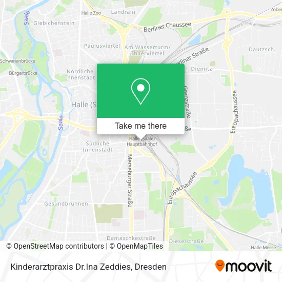 Карта Kinderarztpraxis Dr.Ina Zeddies