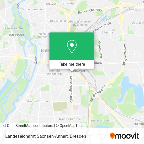 Карта Landeseichamt Sachsen-Anhalt