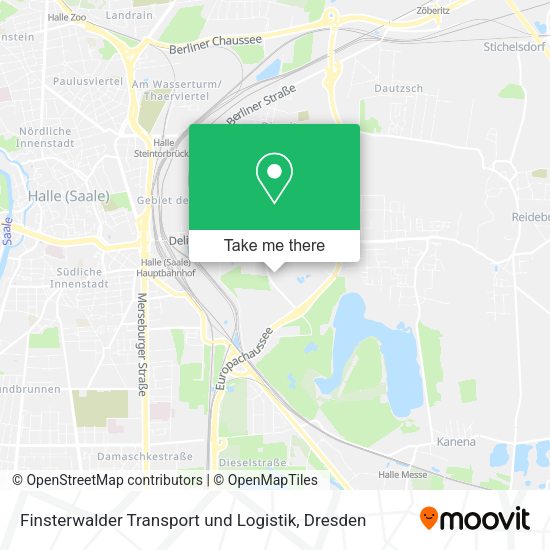 Карта Finsterwalder Transport und Logistik