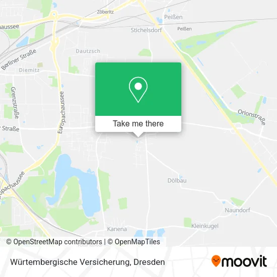 Карта Würtembergische Versicherung