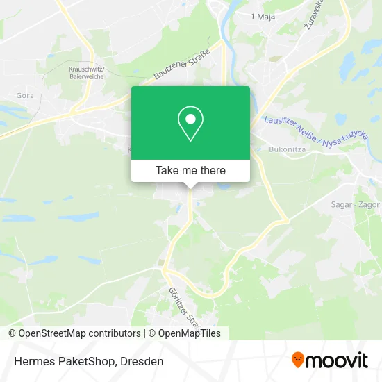 Карта Hermes PaketShop