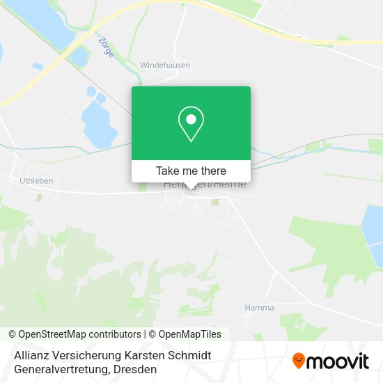 Карта Allianz Versicherung Karsten Schmidt Generalvertretung