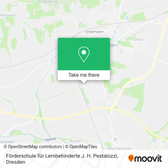 Карта Förderschule für Lernbehinderte J. H. Pestalozzi