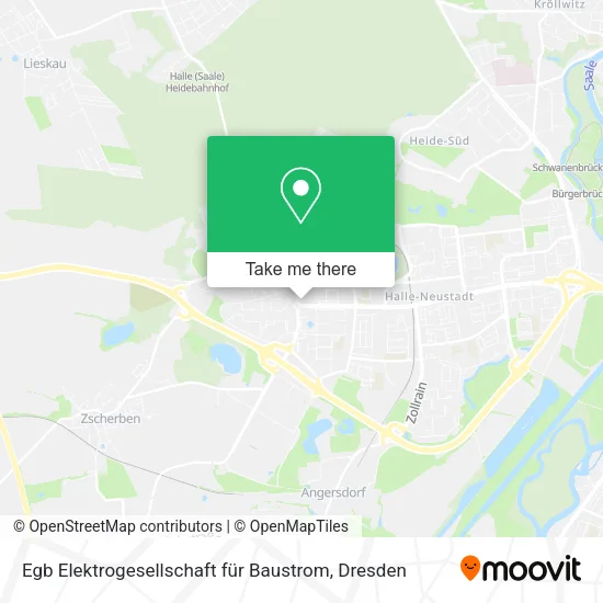 Карта Egb Elektrogesellschaft für Baustrom