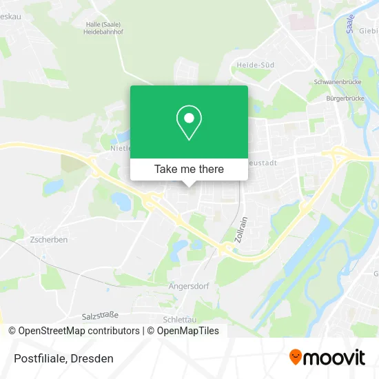 Карта Postfiliale