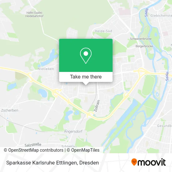 Sparkasse Karlsruhe Ettlingen map