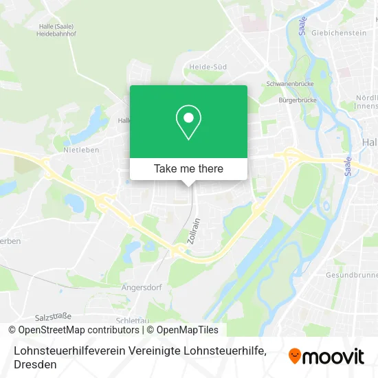 Карта Lohnsteuerhilfeverein Vereinigte Lohnsteuerhilfe