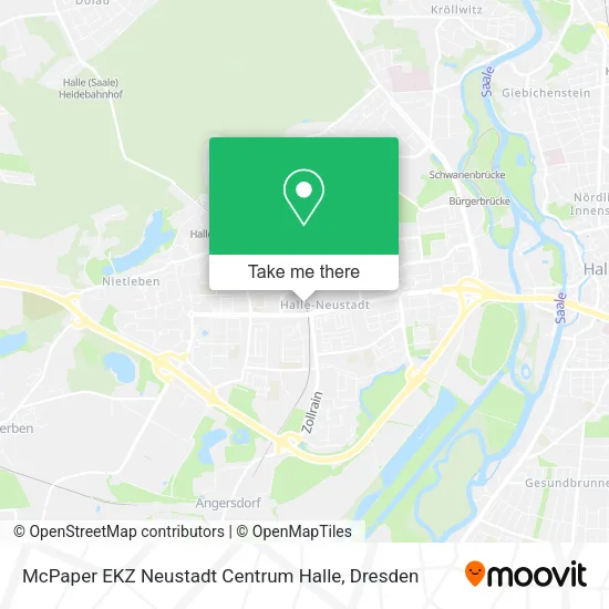Карта McPaper EKZ Neustadt Centrum Halle