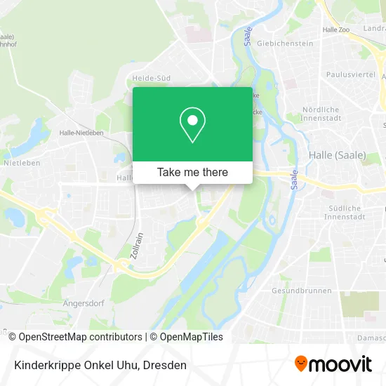 Карта Kinderkrippe Onkel Uhu
