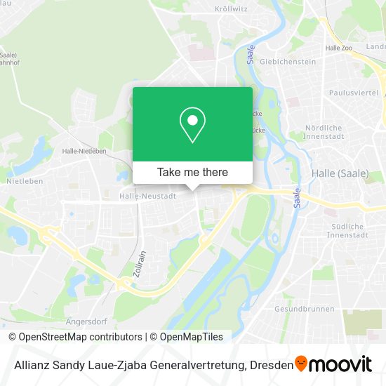 Карта Allianz Sandy Laue-Zjaba Generalvertretung