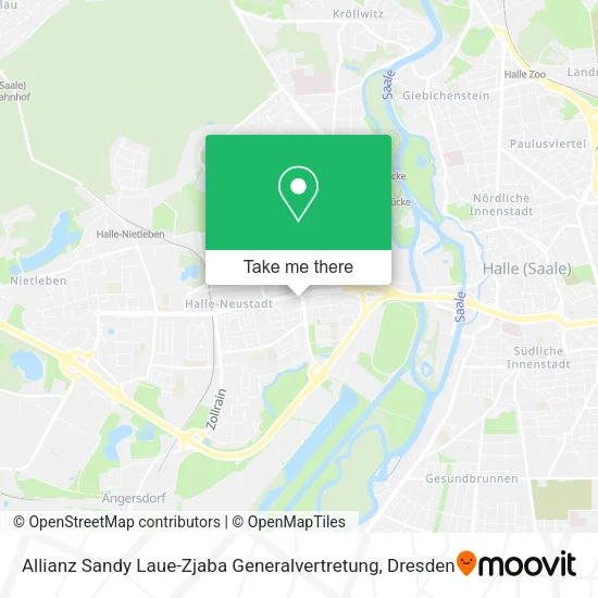 Карта Allianz Sandy Laue-Zjaba Generalvertretung