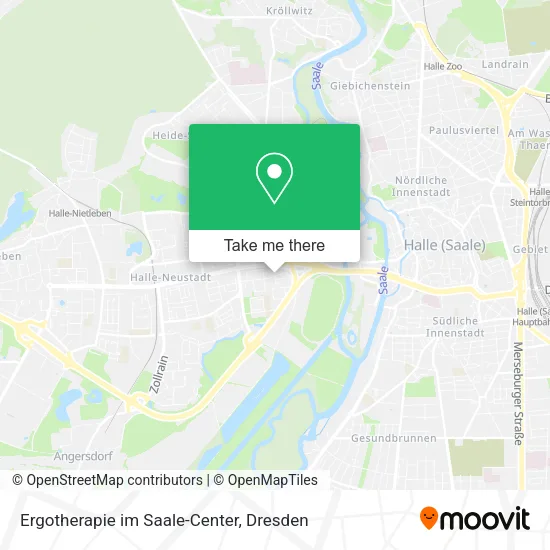 Карта Ergotherapie im Saale-Center