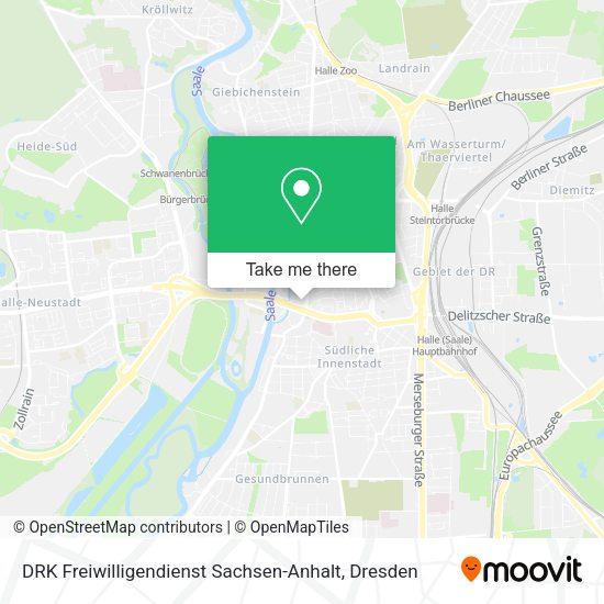 Карта DRK Freiwilligendienst Sachsen-Anhalt
