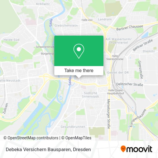 Карта Debeka Versichern Bausparen