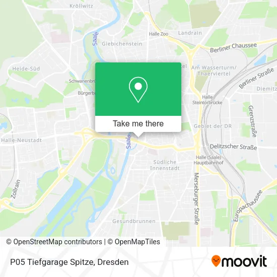 Карта P05 Tiefgarage Spitze