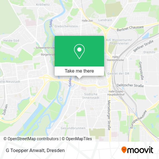 Карта G Toepper Anwalt