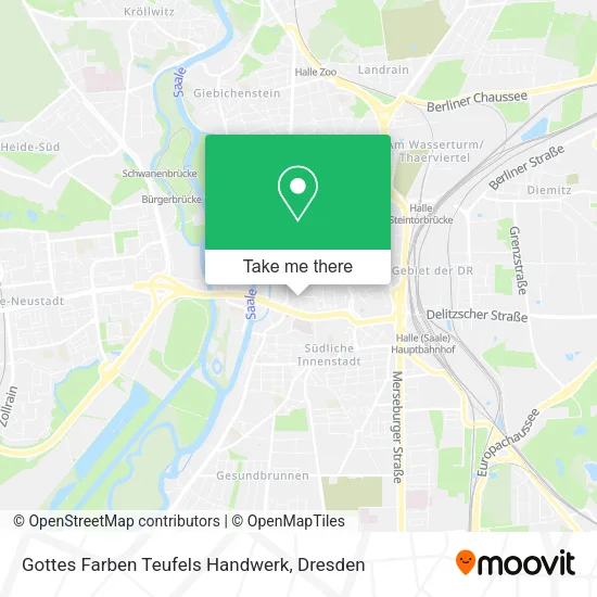 Карта Gottes Farben Teufels Handwerk