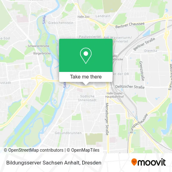 Карта Bildungsserver Sachsen Anhalt