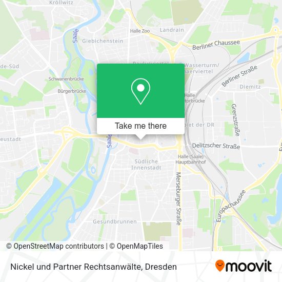 Карта Nickel und Partner Rechtsanwälte