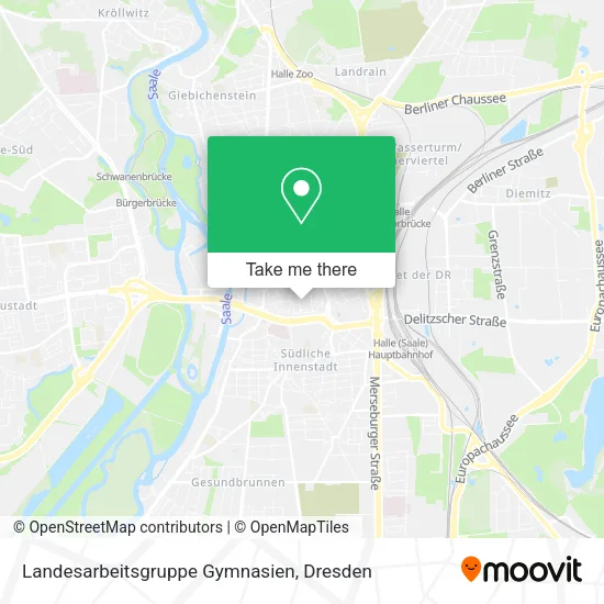 Карта Landesarbeitsgruppe Gymnasien