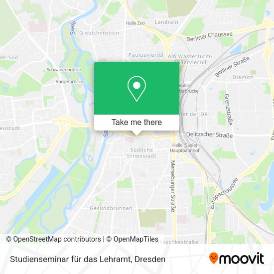 Карта Studienseminar für das Lehramt