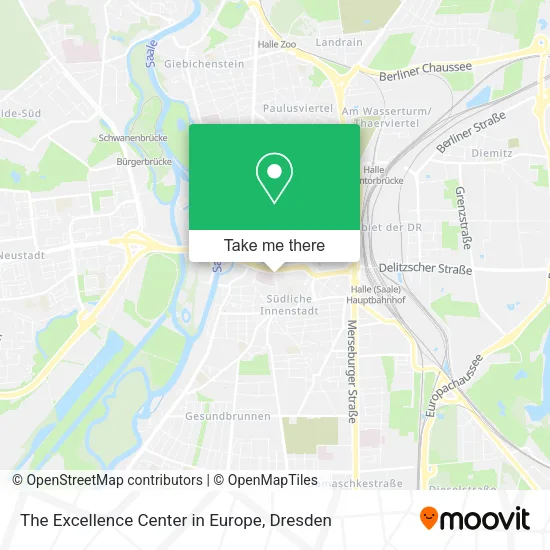 Карта The Excellence Center in Europe