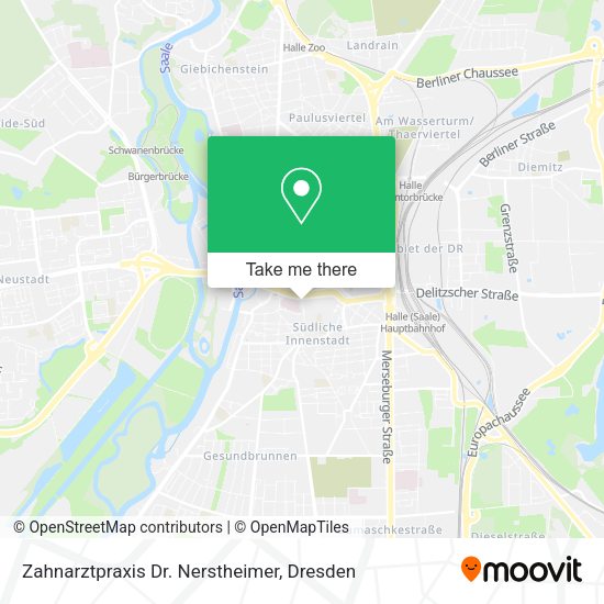 Карта Zahnarztpraxis Dr. Nerstheimer