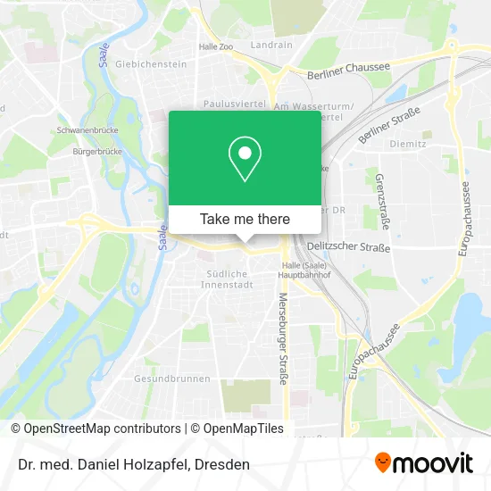 Карта Dr. med. Daniel Holzapfel