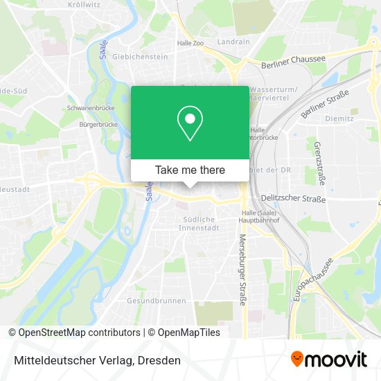 Карта Mitteldeutscher Verlag